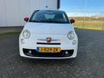 Fiat 500 1.4 Abarth 2009 Wit 99kw 112.000 km apk 31-01-2027, Auto's, Voorwielaandrijving, 15 km/l, 40 €/maand, Zwart