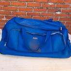 Weekend tas kleur blauw, Uitschuifbare handgreep, 30 cm of meer, Blauw, Ophalen of Verzenden