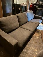 Leolux zwarte designbank – set van 2, Ophalen, Gebruikt, 75 tot 100 cm, Rechte bank