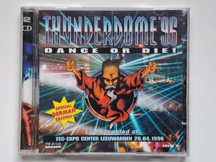 Thunderdome 96 German Edition Repress 2CD Hardcore Gabber, Cd's en Dvd's, Cd's | Dance en House, Gebruikt, Techno of Trance, Ophalen of Verzenden