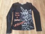 Zwarte DJ Dutch Jeans longsleeve, DJ Dutch Jeans, Meisje, Ophalen of Verzenden, Zo goed als nieuw