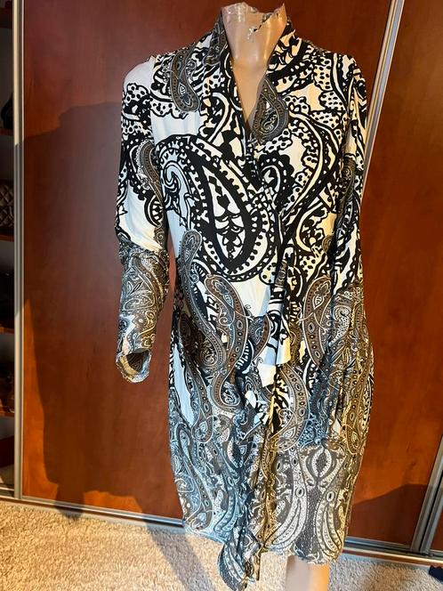 JOSEPH RIBKOFF jurk maat L origineel ZGAN, Kleding | Dames, Jurken, Zo goed als nieuw, Maat 42/44 (L), Beige, Knielengte, Verzenden