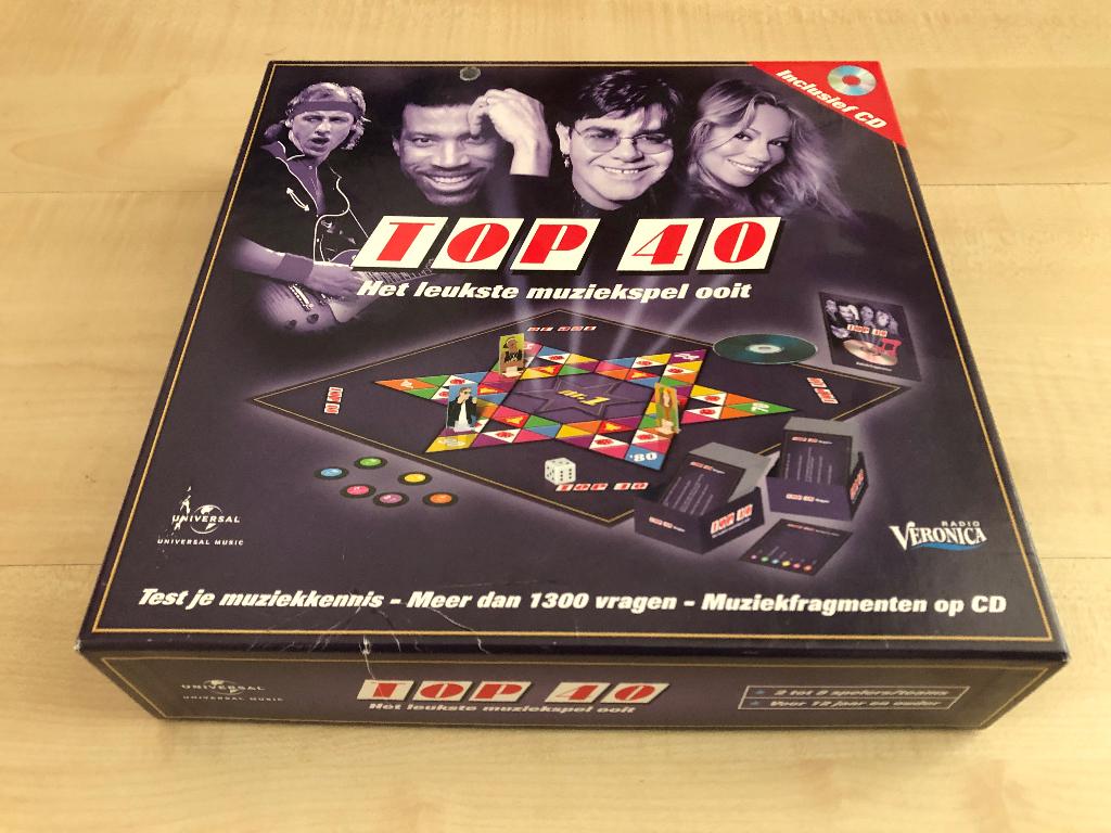 Top 40 Muziekspel, Hobby en Vrije tijd, Gezelschapsspellen | Bordspellen, Nieuw, Vijf spelers of meer, Ophalen of Verzenden