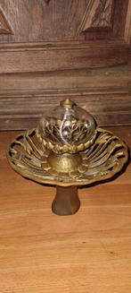 Antieke koperen olie Lamp Art Nouveau, Antiek en Kunst, Antiek | Koper en Brons, Ophalen of Verzenden, Koper
