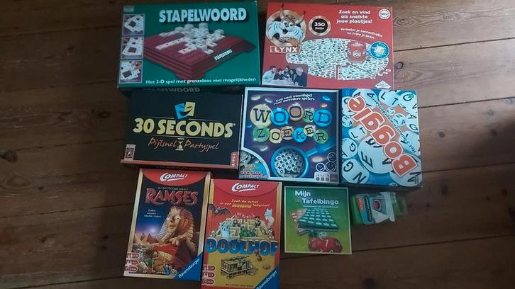 spellenpakket 2, Hobby en Vrije tijd, Gezelschapsspellen | Kaartspellen, Gebruikt, Ophalen of Verzenden