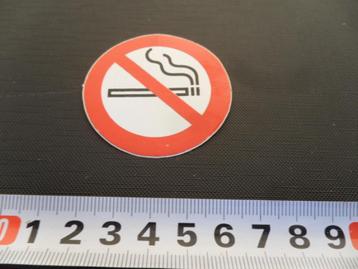sticker Verboden te roken  klein *  beschikbaar voor biedingen