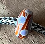 Trollbeads TIBET TAKMA 61182, retired 2007, Sieraden, Tassen en Uiterlijk, Bedels, Verzenden, Zo goed als nieuw, Zilver, Trollbeads