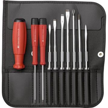 PB Swiss Tools 8215, schroevendraaierset in etui, 10-delig beschikbaar voor biedingen