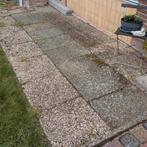 Gratis grindtegels (vierkant en rechthoekig!), Tuin en Terras, Tegels en Klinkers, Ophalen, Gebruikt, 5 tot 10 m², Beton