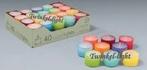 Theelichten met gekleurde cup 40 stuks, Ophalen of Verzenden, Nieuw, Overige materialen, Minder dan 25 cm