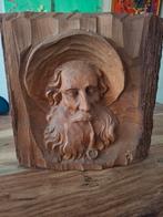 Houten Beeld Man met Pijp, Ophalen of Verzenden