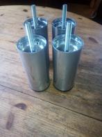 Ikea 4 metalen bank poten 12 cm m8 draad, Ophalen of Verzenden, Zo goed als nieuw
