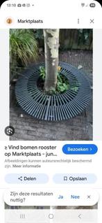 5X ZWAAR METALEN  BOMEN ROOSTER BOOMROOSTER 135 CM DOORSNEDE, Ophalen of Verzenden, Bloeit niet, Overige soorten