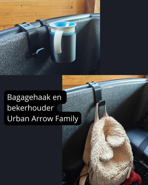 Urban Arrow Bekerhouder & Bagagehaak, Fietsen en Brommers, Fietsaccessoires | Overige Fietsaccessoires, Nieuw, Ophalen of Verzenden