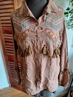 Blouse cowboy western maat l xl, Kleding | Dames, Blouses en Tunieken, Ophalen of Verzenden, Zo goed als nieuw, Maat 46/48 (XL) of groter