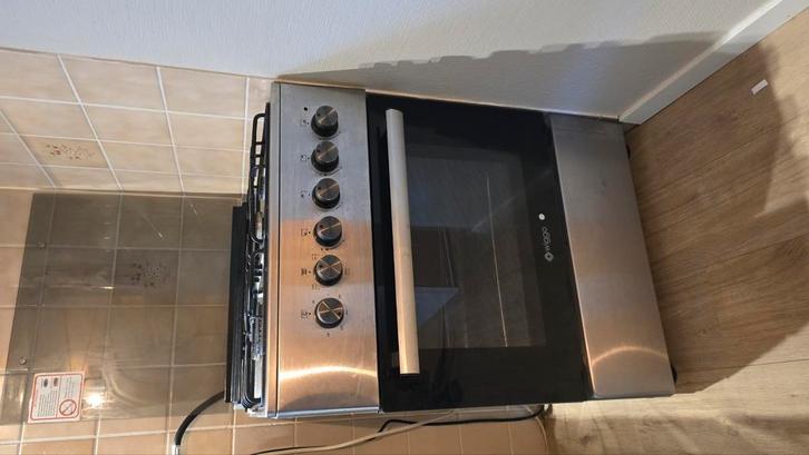 Wiggo - WO-E603R(XX) - Vrijstaand - Gasfornuis met oven, Witgoed en Apparatuur, Kookplaten, Zo goed als nieuw, Vrijstaand, Gas