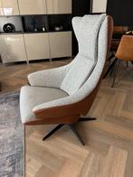Relaxstoel met voetsteun - handmatig verstelbaar, Stof, Zo goed als nieuw, 50 tot 75 cm, Ophalen