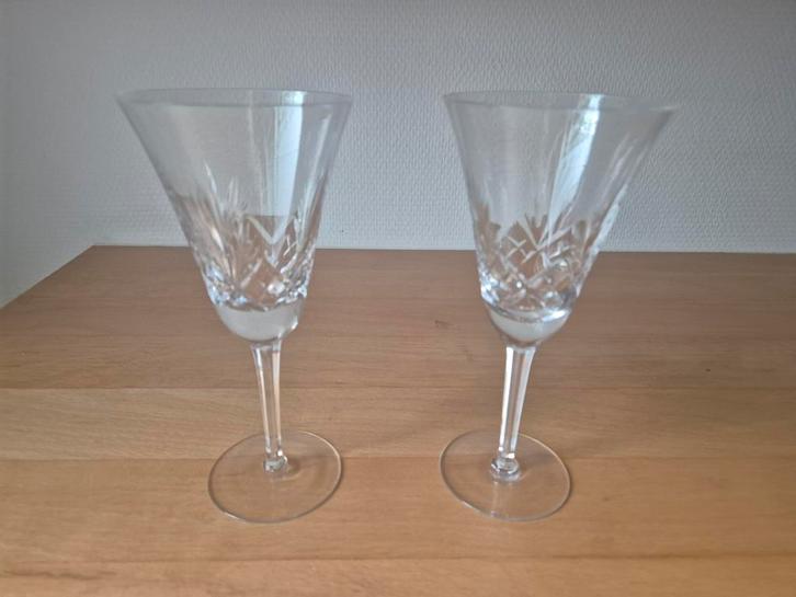 Kristallen Wijnglazen - Zeer Goede Staat, Antiek en Kunst, Antiek | Glas en Kristal, Ophalen of Verzenden
