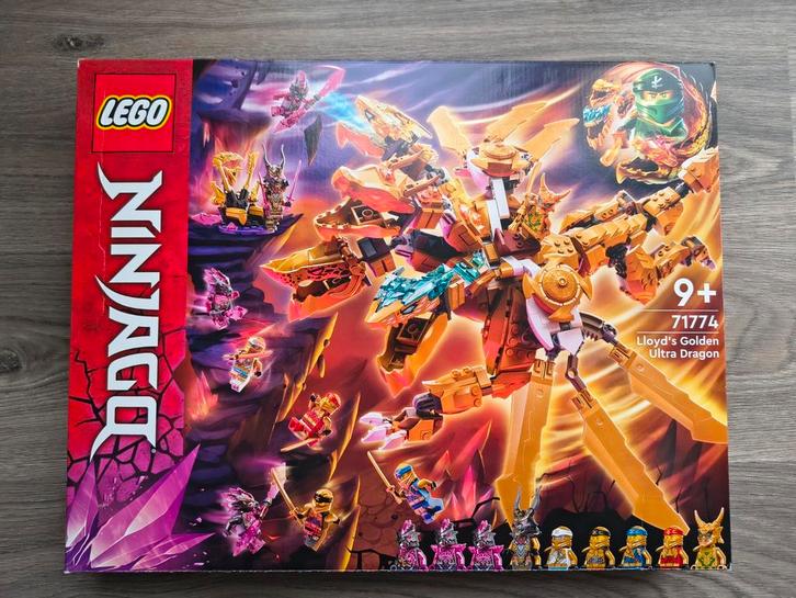 Nieuwe LEGO Ninjago 71774 Lloyd's Gouden Ultra Draak, Kinderen en Baby's, Speelgoed | Duplo en Lego, Nieuw, Lego, Complete set