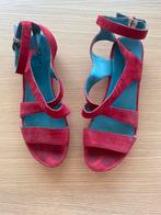 Italiaanse sandaaltjes, Gedragen, Rood, Sandalen of Muiltjes, Ophalen of Verzenden