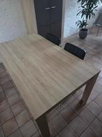 Eetkamertafel met vier stoelen, Huis en Inrichting, Tafels | Eettafels, Ophalen, 100 tot 150 cm, 50 tot 100 cm, Zo goed als nieuw
