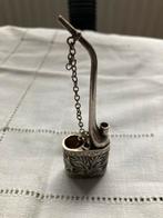 Zilveren Miniatuur Pijpje, Antiek en Kunst, Ophalen of Verzenden, Zilver