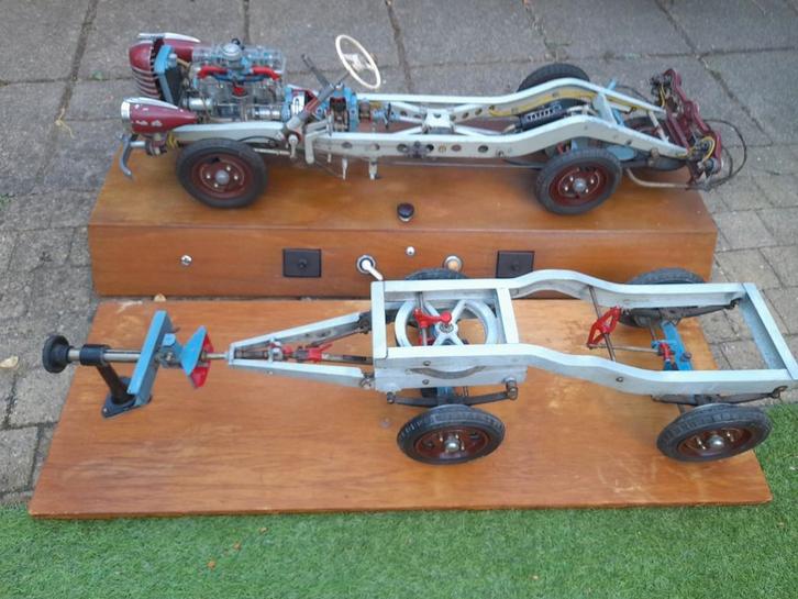 Hohm Rijschool Model 1956 met Aanhanger, Antiek en Kunst, Antiek | Speelgoed, Ophalen