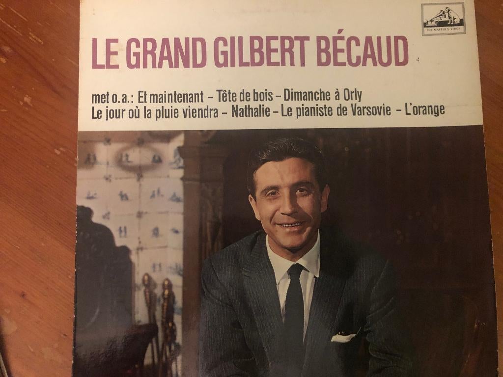 GILBERT BECAUD  LE GRAND   op HIS MASTERS VOICE, Ophalen of Verzenden, Zo goed als nieuw, Overige formaten