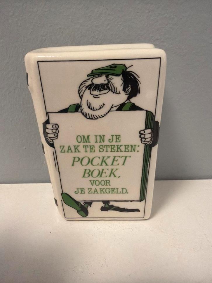 Jaren 80 spaarpot opa gerrit van jan jans en de kinderen, Verzamelen, Spaarpotten, Zo goed als nieuw, Strip- of Tekenfilmfiguur