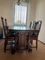 Eethoek met 4 stoelen, Huis en Inrichting, Complete eetkamers, Ophalen, Gebruikt, 4 tot 6 stoelen