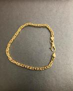 Prachtige 14K Gouden Koningsarmband – 21,5 cm | Stijlvol, Ophalen, Zo goed als nieuw, Goud