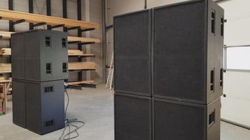 EAW KF-850EF SB-850 Grote Geluid set amps Crown Macro Tech beschikbaar voor biedingen