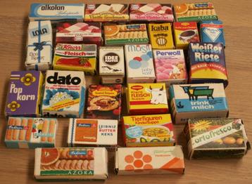Vintage Duitse mini boodschapjes 27 doosjes beschikbaar voor biedingen