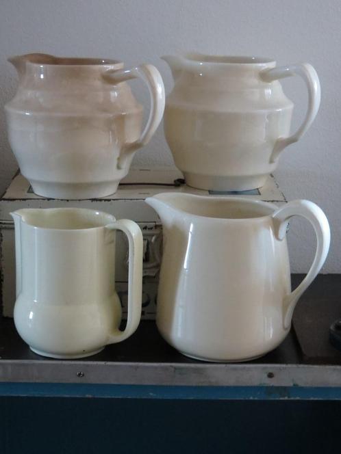 brocante creme kannen, Antiek en Kunst, Curiosa en Brocante, Ophalen of Verzenden