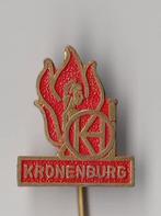 Kronenburg Brandweer Pompen Slangen speldje, Verzamelen, Speldjes, Pins en Buttons, Gebruikt, Niet vindbaar, Niet vindbaar, Speldje of Pin
