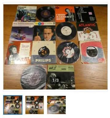 38 SINGLES Jazz / Operette / Duits / Bell Records beschikbaar voor biedingen