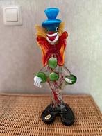 Clown 35 cm Murano glas vintage 70ths, Ophalen of Verzenden, Zo goed als nieuw, Overige typen