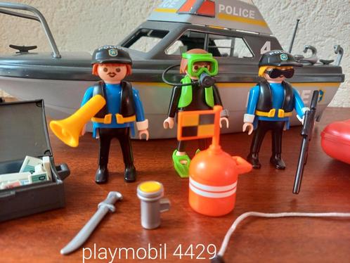 Playmobil 4429 Politieboot - Complete Set, Kinderen en Baby's, Speelgoed | Playmobil, Gebruikt, Complete set, Ophalen of Verzenden