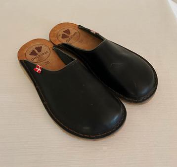 Duckfeet Blavand Lederclogs leren instappers maat 38 beschikbaar voor biedingen