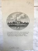 Het dorp Kastrikum, 1793, Anna C. Brouwer, met rijm, 11x10cm, Antiek en Kunst, Ophalen of Verzenden