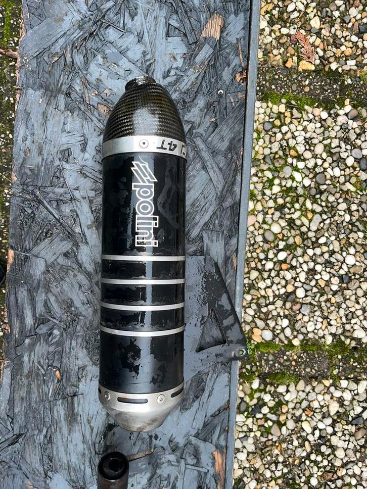 Polini evo 4t uitlaat ZELDZAAM!, Fietsen en Brommers, Brommeronderdelen | Algemeen, Zo goed als nieuw, Uitlaat, Ophalen of Verzenden