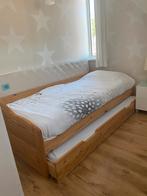 Bedbank met onderschuifbed, Ophalen, Gebruikt, 90 cm, Eenpersoons