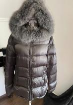 100% Originele • PRADA • Jas • Antraciet • Fox Fur Bont • L, Kleding | Dames, Prada, Maat 42/44 (L), Ophalen of Verzenden, Grijs