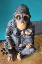 Schattig apenbeeld met kleintje, Antiek en Kunst, Ophalen
