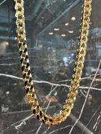 Prachtige 14k gouden CubaanVos ketting, Verstelbaar, Nieuw, Ophalen of Verzenden, Goud