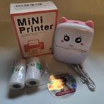 Printer Mini  with Battery KITTY Connects via Bluetooth, Computers en Software, Printers, Ophalen of Verzenden, Zo goed als nieuw