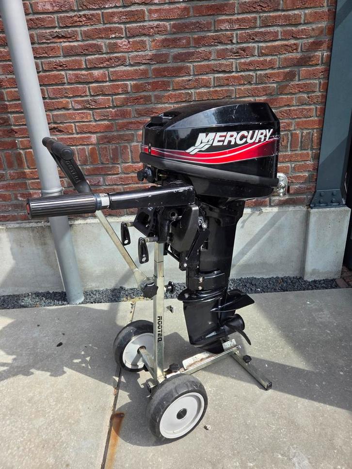 Mercury 15 PK 2 takt Buitenboordmotor, Watersport en Boten, Buiten- en Binnenboordmotoren, Gebruikt, Benzine, Buitenboordmotor