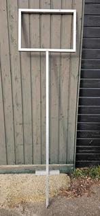 Reclame - Makelaarsbord frame van aluminium, Ophalen, Zo goed als nieuw, Reclamebord