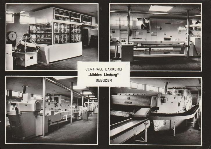 BEEGDEN Centrale Bakkerij Midden Limburg gr.f., Verzamelen, Ansichtkaarten | Nederland, Ongelopen, Limburg, 1960 tot 1980, Verzenden