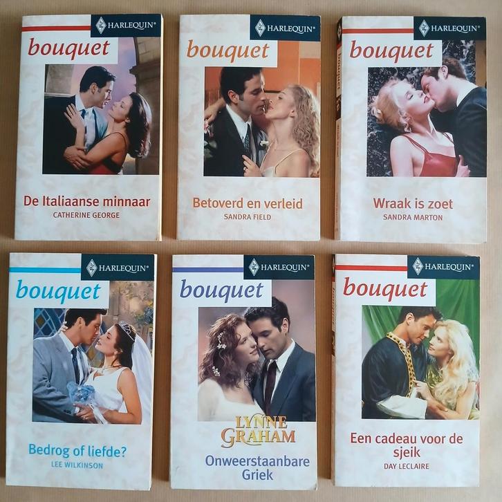 HARLEQUIN BOUQUET REEKS BOEKJES, Boeken, Romans, Gelezen, Nederland, Ophalen of Verzenden